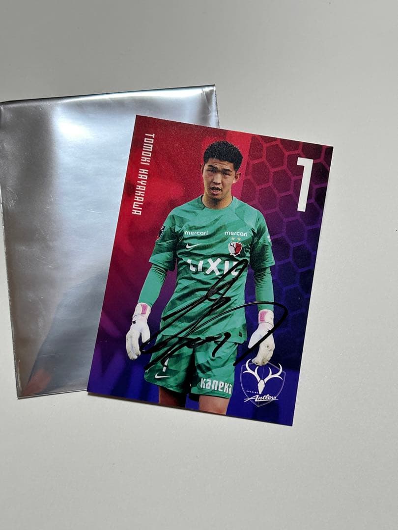 鹿島アントラーズ 早川友基 1 来場ポイント限定 直筆サイン入りカード