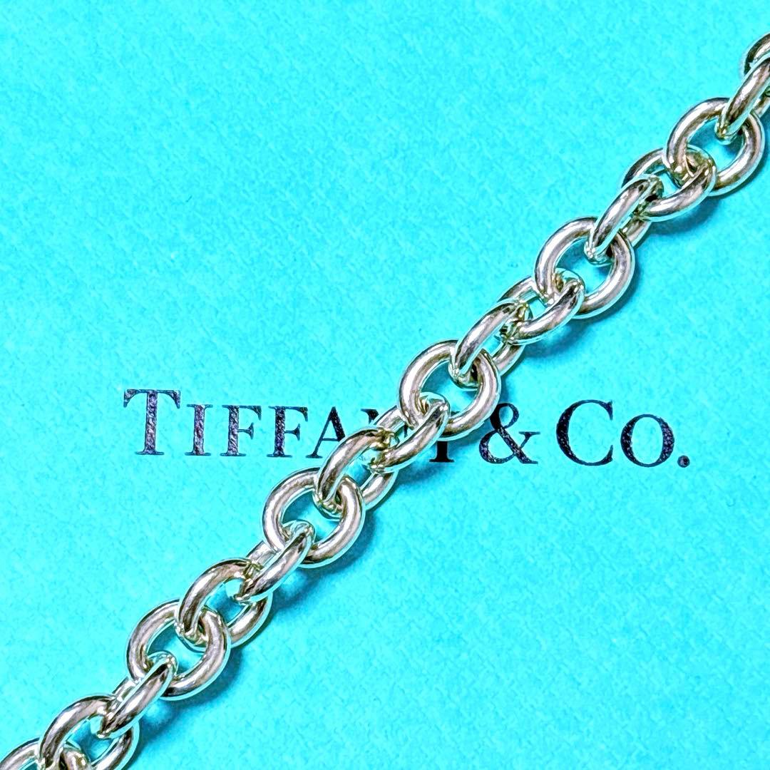 【極美品】18.7cm ティファニー ラウンドリンク ブレスレット SV925
