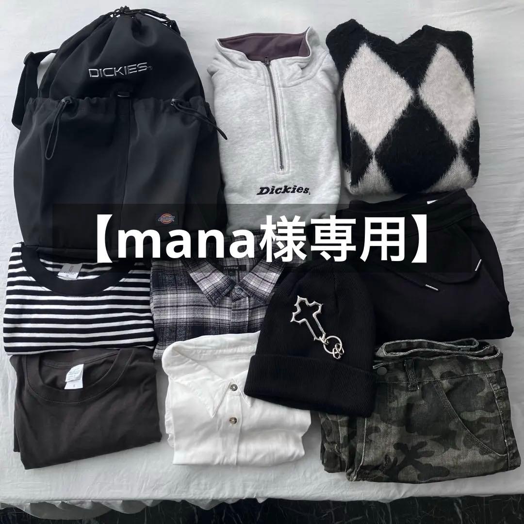 【mana】メンズL カジュアルストリート系 Dickies スケーター 社内コンペで優勝した若手販売スタッフによるスケーターパンツ企画