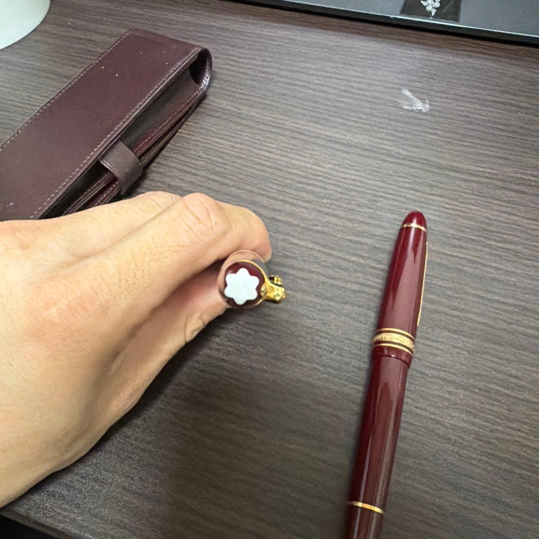 希少 廃盤 極美品 モンブラン 万年筆 14k ケース付き 4810 - メルカリ