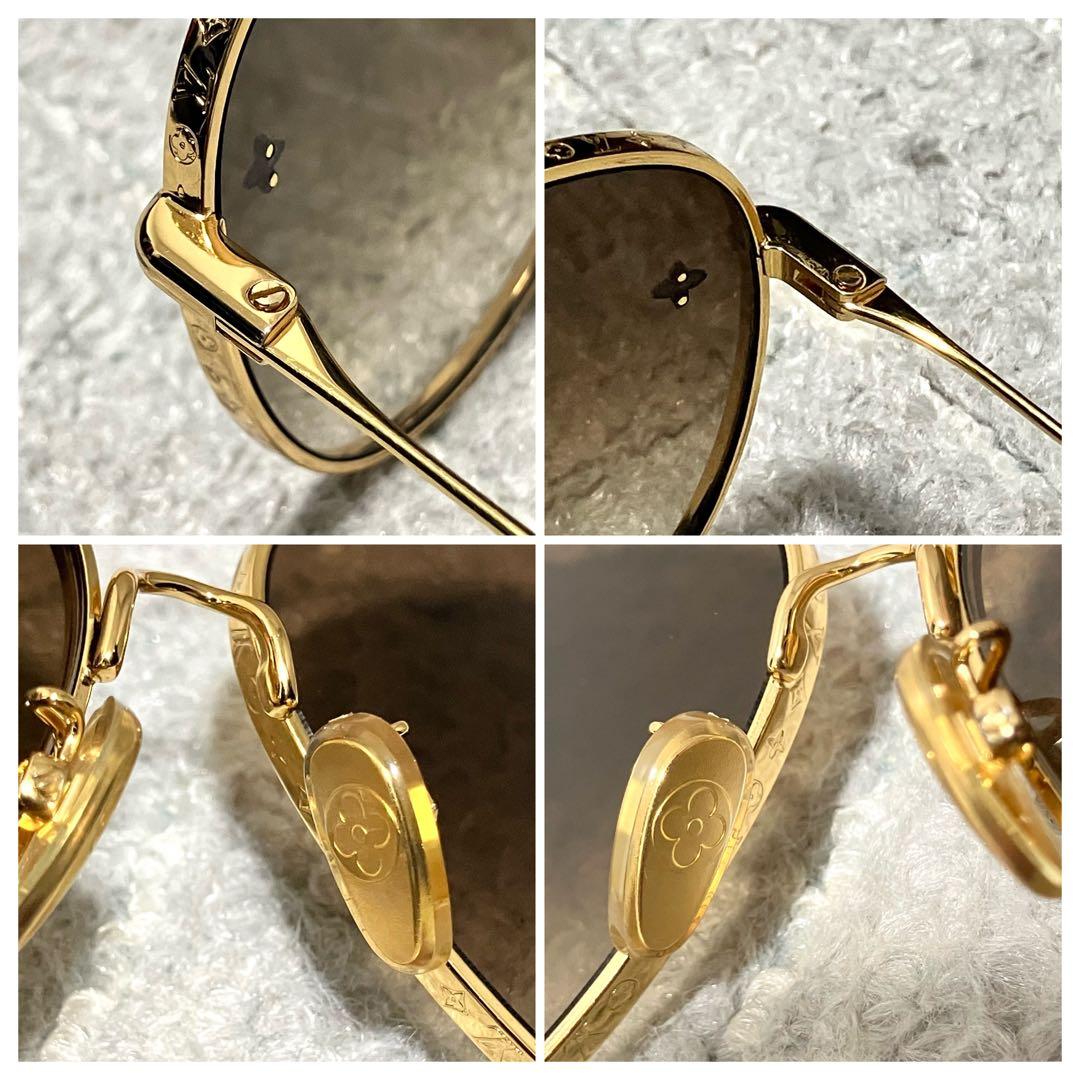 新作完売モデル！ルイヴィトン［サングラス］LVパイロット ダブル