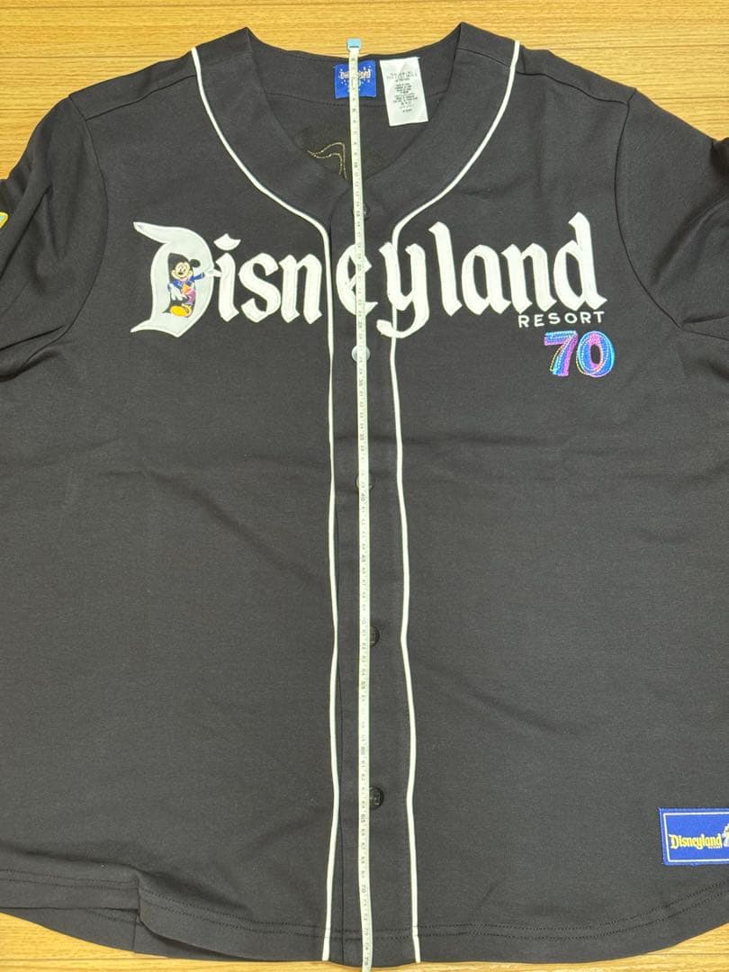 カリフォルニア ディズニーランド 70周年 ベースボールシャツ US L