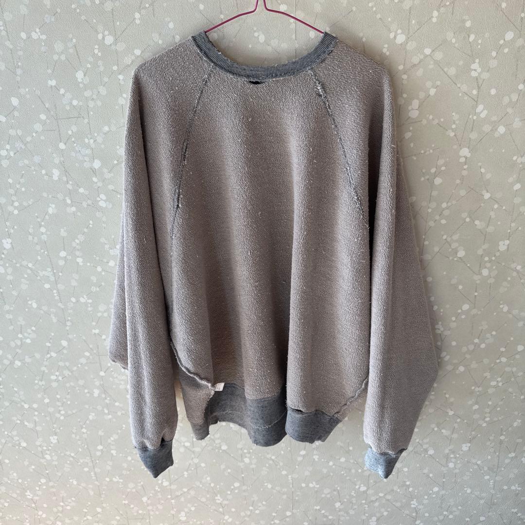 LON 館かおり　TWO SIDE SWEATSHIRT#04gray