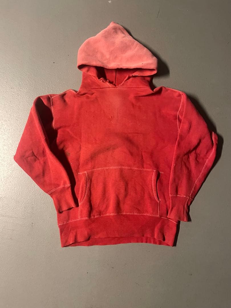 50s 60s Hanes パーカー スウェット 鬼フェード vintage - メルカリ