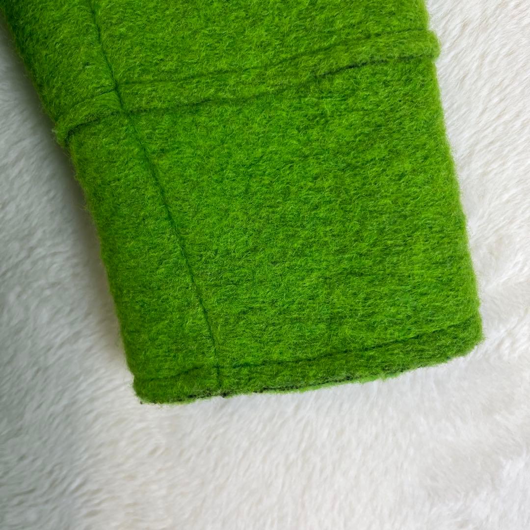 ふさえ様 イタリア製 Sliver knit coat 圧縮ウールコート - メルカリ