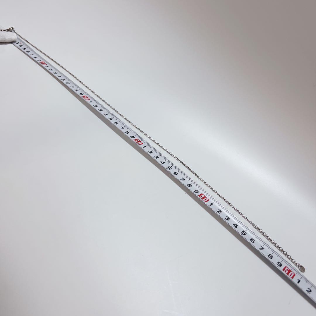 《美品》グッチ あずきチェーン 2.2ミリ ネックレス チェーン シルバー925