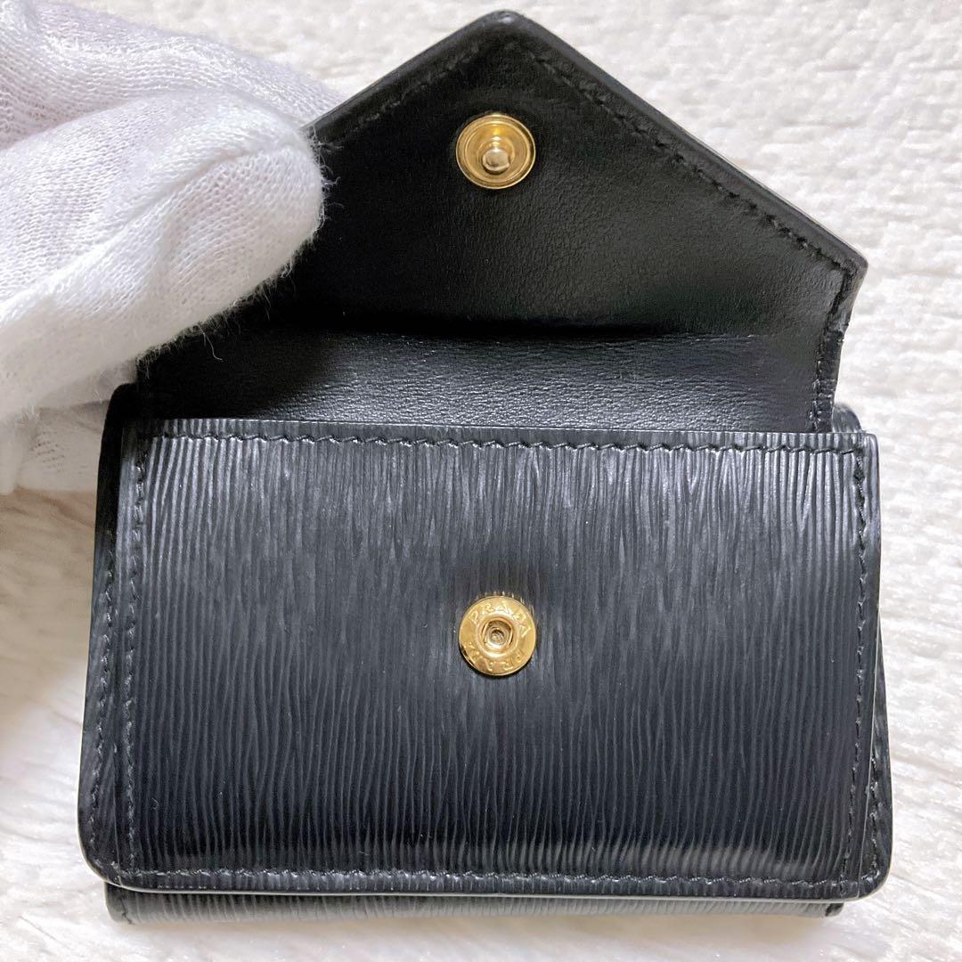 ♡Aa様専用♡PRADA プラダ 三つ折り財布 ヴィッテロムーブ ロゴ レザー