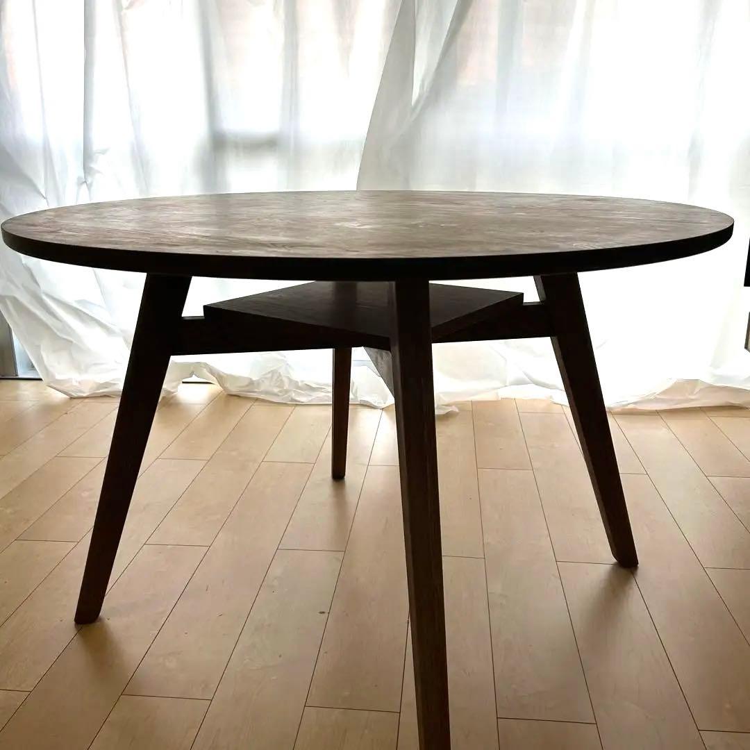 unico(ウニコ) ダイニングテーブル ADDAY(アディ) Φ1100 - メルカリ