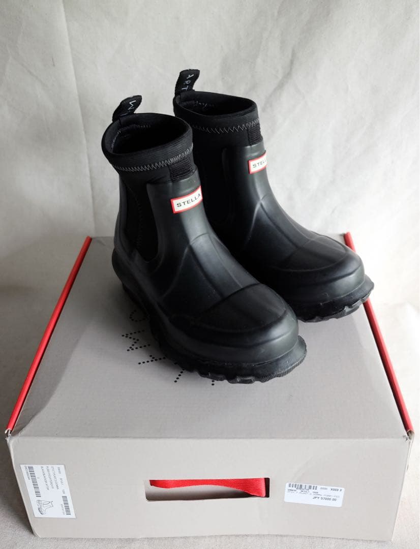 ステラマッカートニー ハンター レインブーツ UK3 EU36 美品 中古・古着通販】HUNTER (ハンター) STELLA McCARTNEY (ステラ