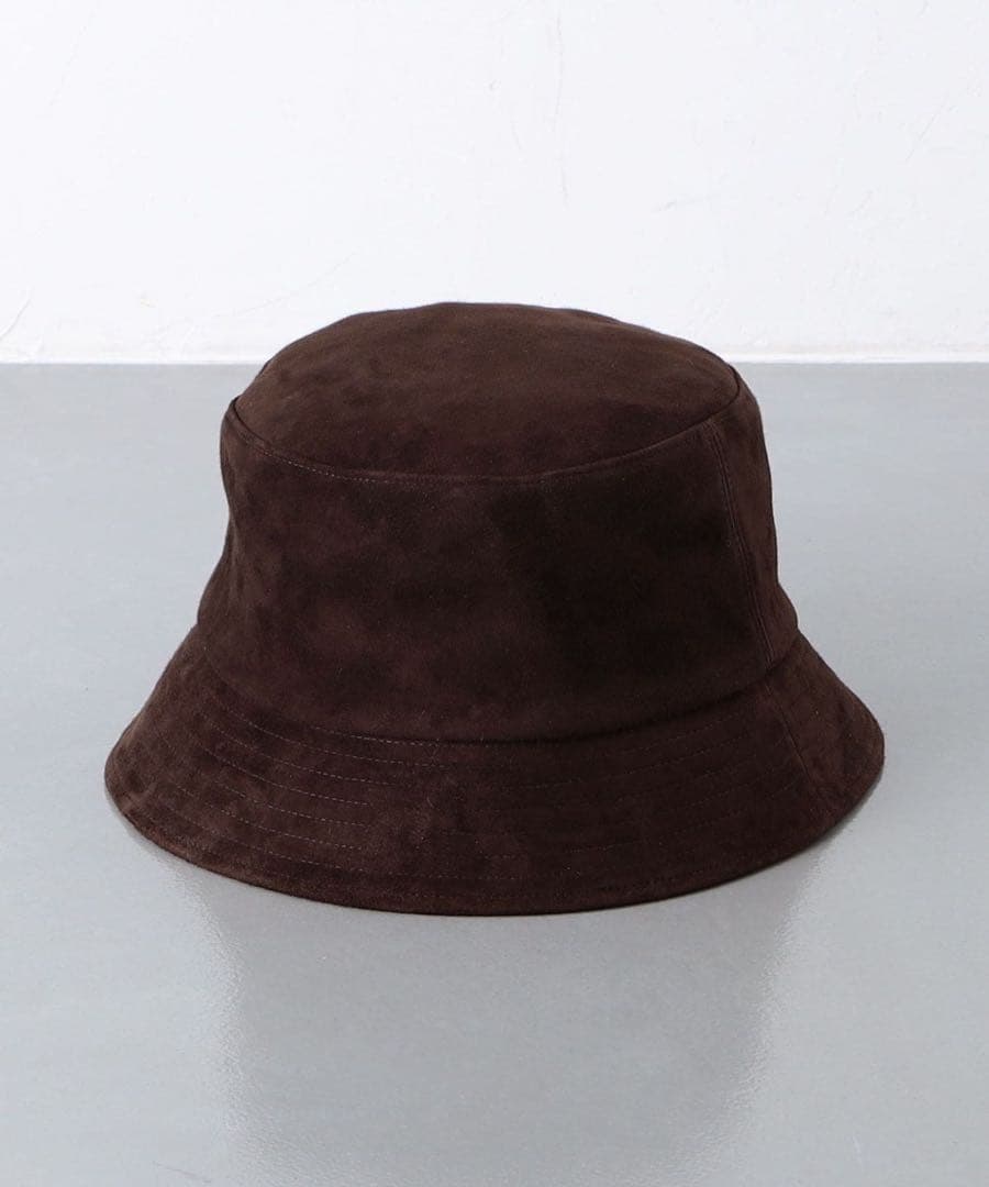 極美品　2回のみ着用　アローズ購入　キジマタカユキ　スエード バケットハット KIJIMA TAKAYUKI＞ニット バゲットハット