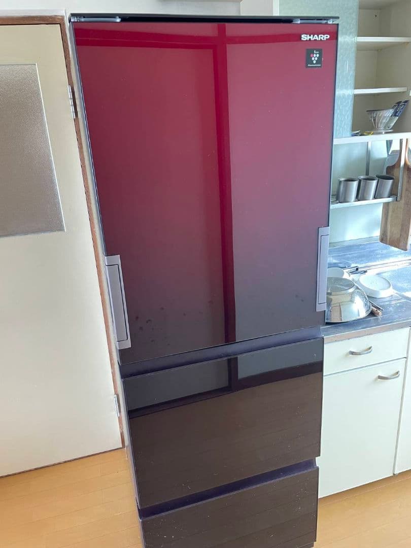 SHARP 冷蔵庫 SJ-GW35H-R 350L 2021製造 3/20発送 - メルカリ