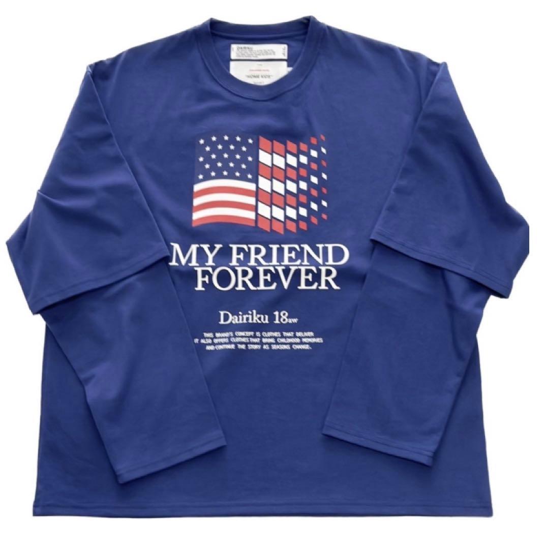 卸売りファッション - DAIRIKU × borabora 別注 レイヤードロンT BLUE