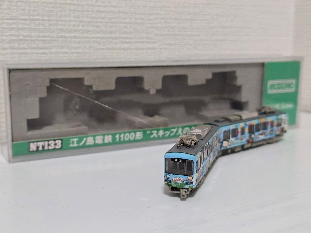 MODEMO NT133 江ノ電1100形 ''スキップえのんくん'' 江ノ島電鉄 1100形 “スキップえのんくん号” (M車) (鉄道模型) - ホビー