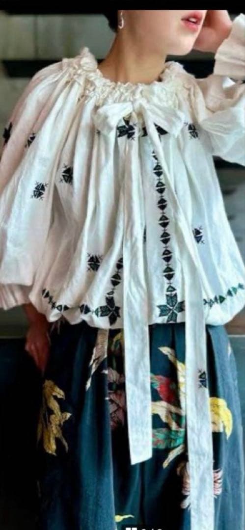 dahl’ia × 6(ROKU)GATHER BLOUSE/ブラウス新品未使用 中古・古着通販】dahl'ia (ダリア) 6(ROKU) BEAUTY&YOUTH (ロク