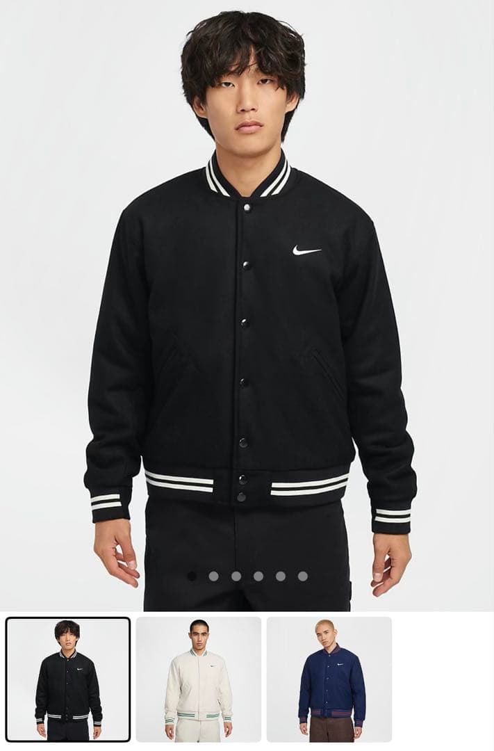 【※本日限定価格‼️】NIKE バーシティ　ジャケット　スタジャン NIKE公式】ナイキ スポーツウェア クラブ メンズ バーシティ