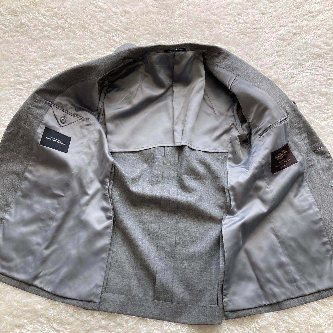 未使用級】グリーンレーベルリラクシング カノニコ スーツ 3ピース 44