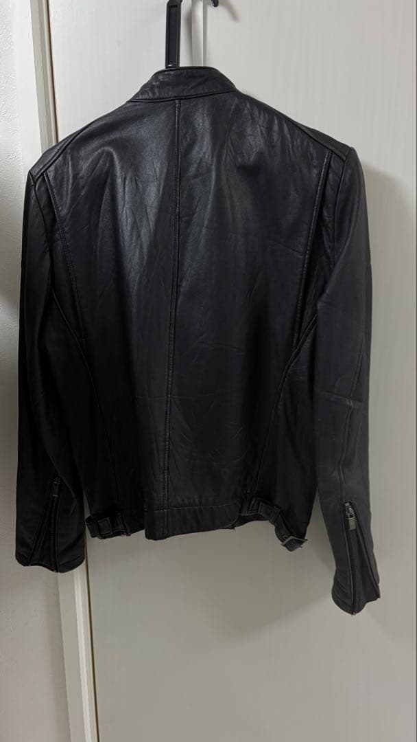 leather jacket opium y2k dark wear - メルカリ