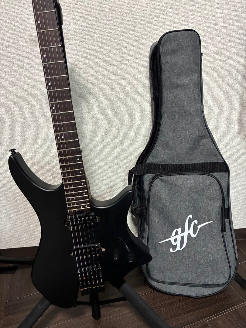 Guitar Factory gfc GHL-300 ヘッドレスギター 黒 - メルカリ