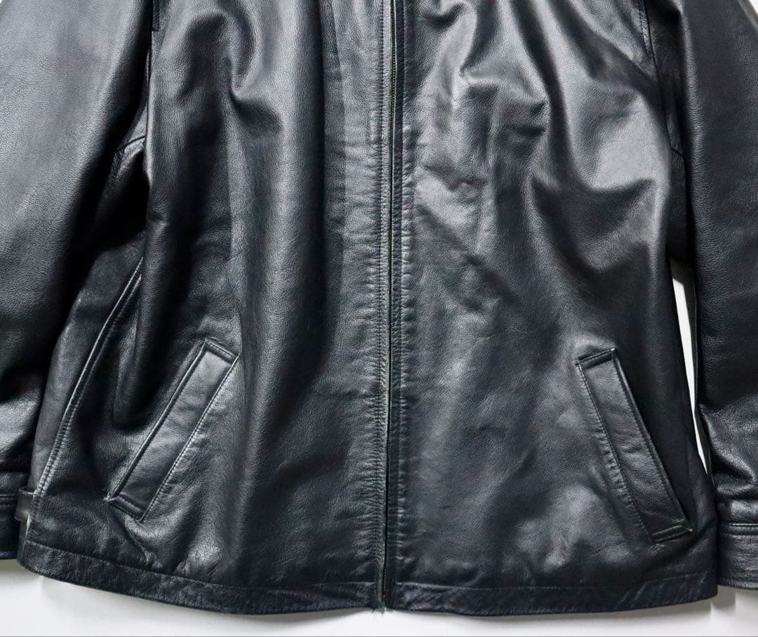 OLD GAP】オールドギャップ 本革 レザージャケット ブラック XL - メルカリ