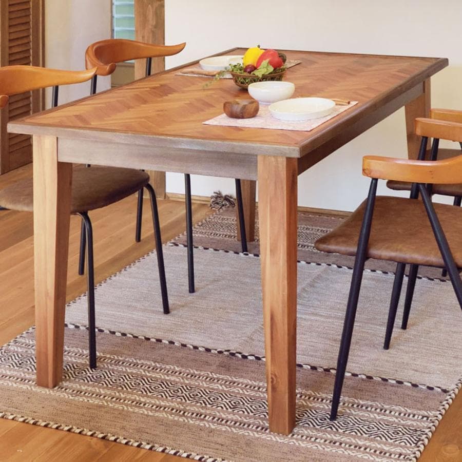 東谷 ダイニングテーブル GT-873 1538 東谷 ダイニングテーブル 幅150cm 木製 天然木 引き出し ナチュラル