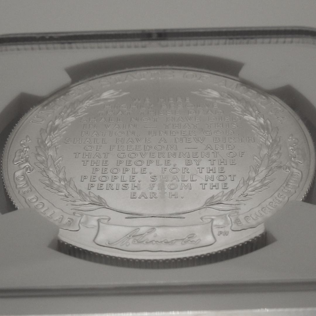 ☆解説カード付 NGC MS70 リンカーン 銀貨 2009 アメリカ - メルカリ