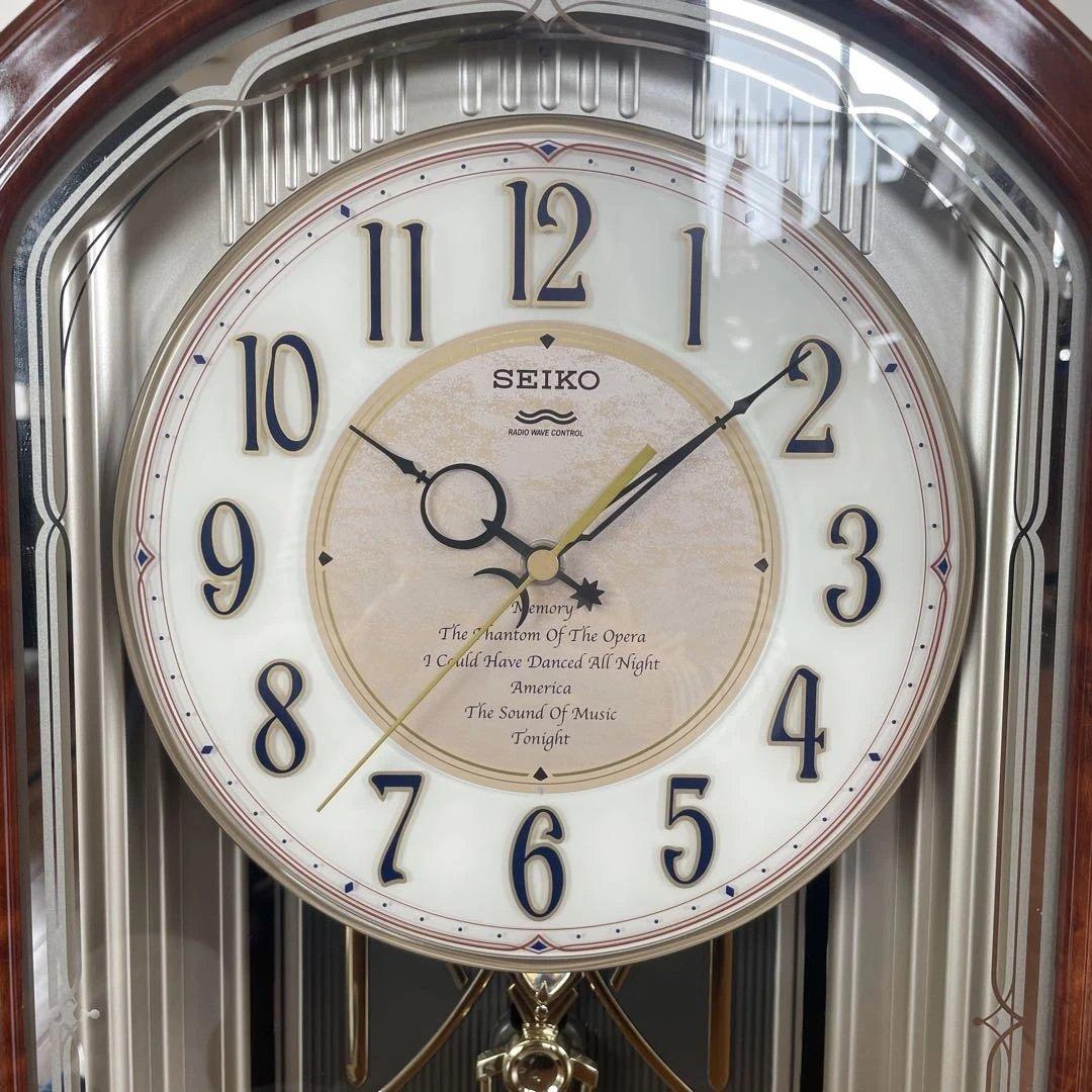 美品 セイコー 電波 からくり時計 RE556B ウェーブシンフォニー - メルカリ