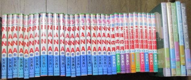 矢沢あい36冊 NANAナナ1～21巻/ご近所物語1～7下弦の月