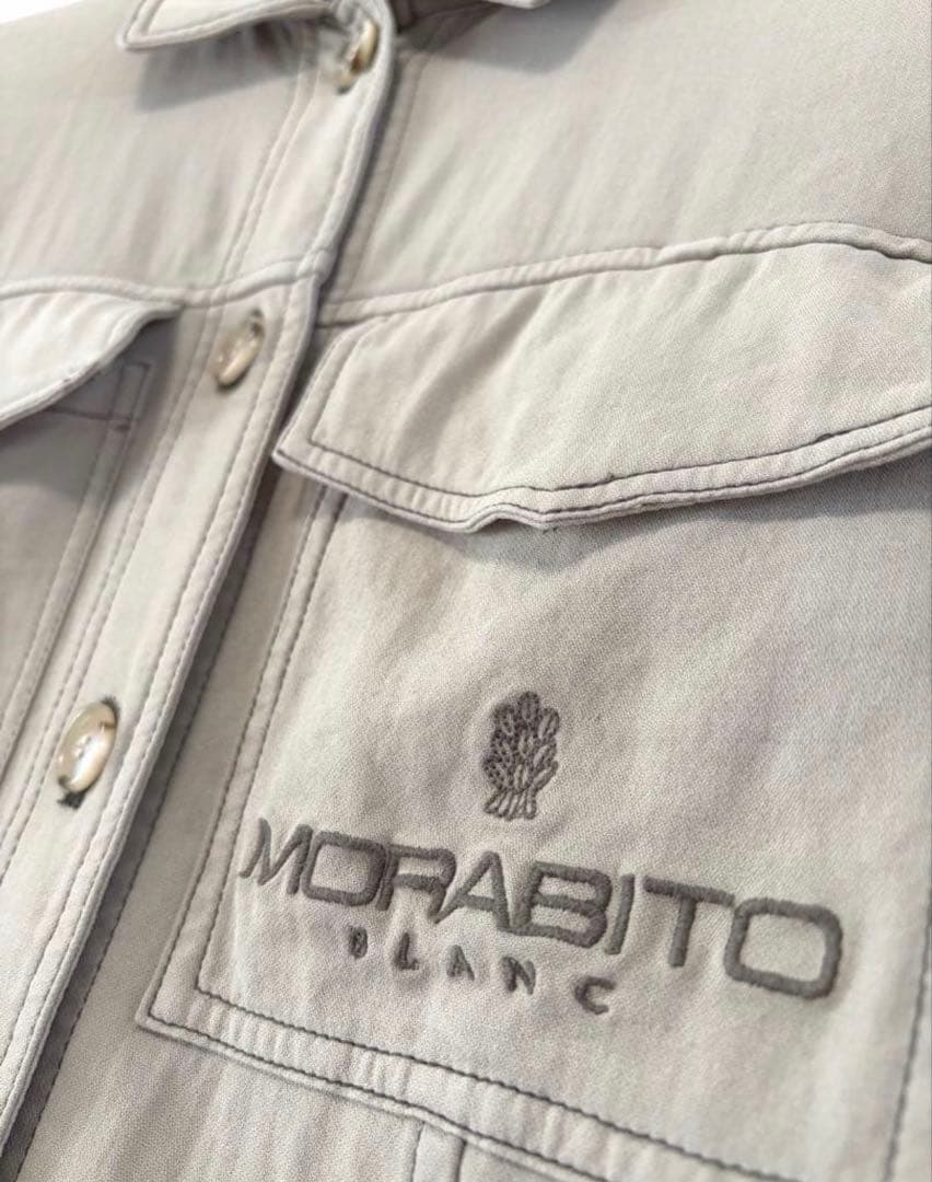 モラビトブラン カタログ掲載品 綿100% ブラウスジャケット サイズ40
