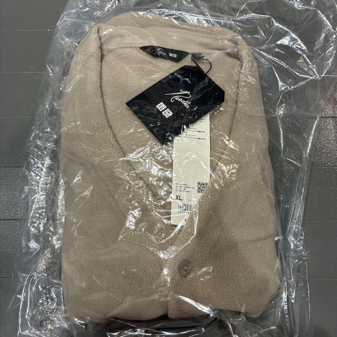 完売品 ユニクロ × NEEDLES カーディガン ベージュ XL ニードルス
