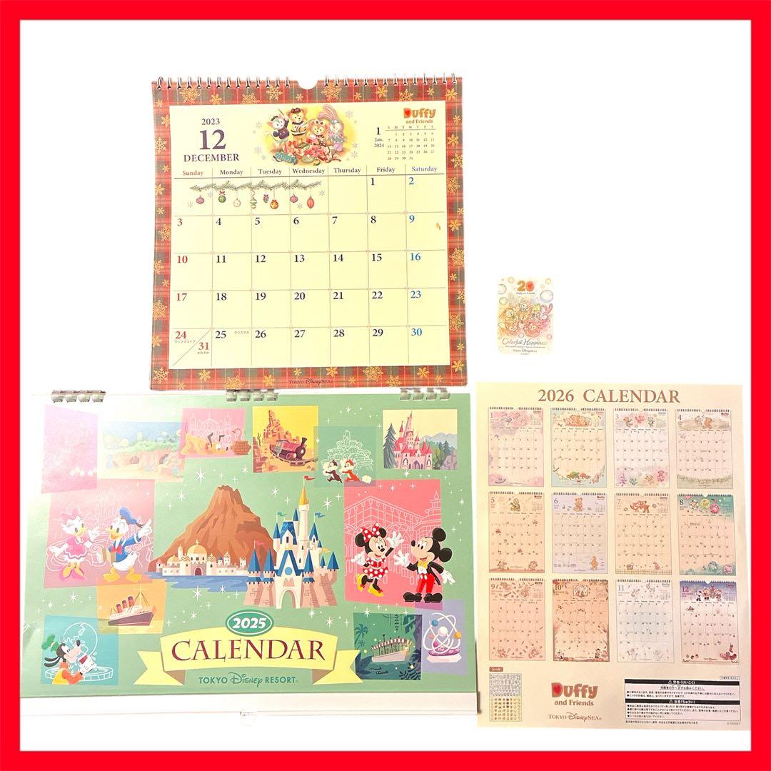 ☆おまけ付き☆ディズニー 2025年 2023年 カレンダー ミッキー
