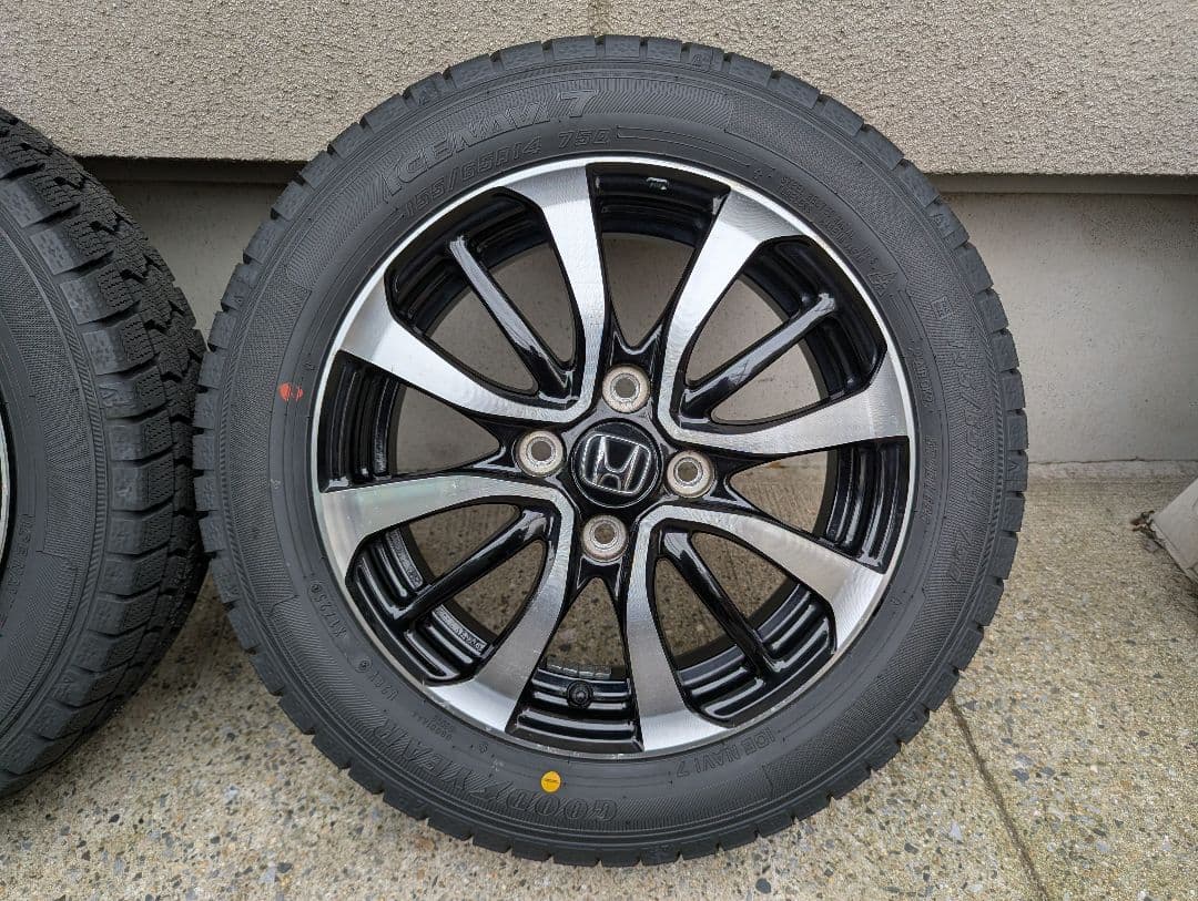 binnさん専用N-BOXカスタムjf3純正ホイール スタッドレスタイヤ中古④