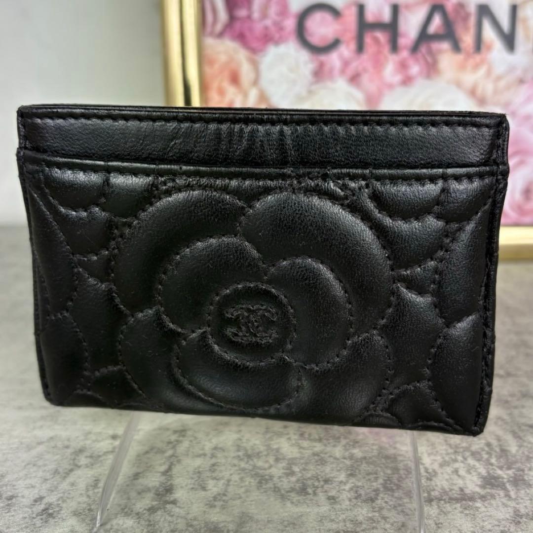 CHANEL シャネル　カメリア　ラムスキン　カードケース　パスケース 楽天市場】【財布】CHANEL シャネル カメリア モチーフ カメリア
