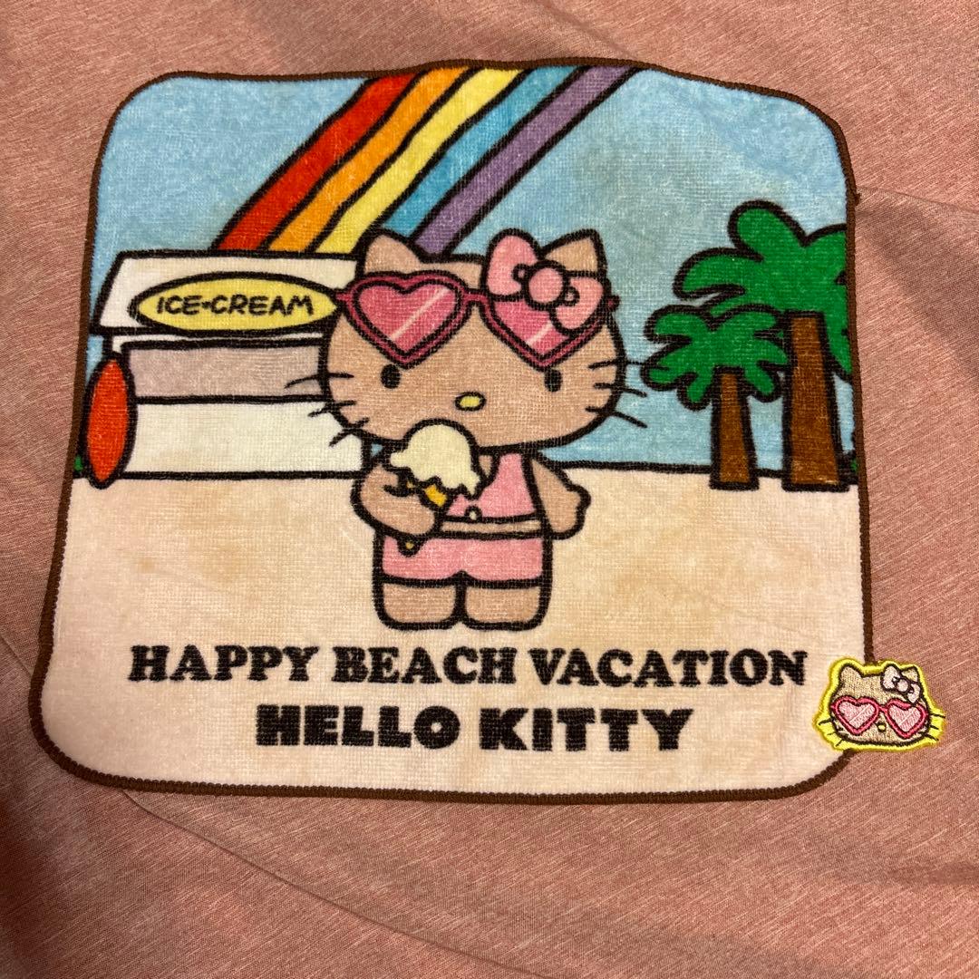 日焼けキティ ビーチバケーション タオルハンカチ - メルカリ