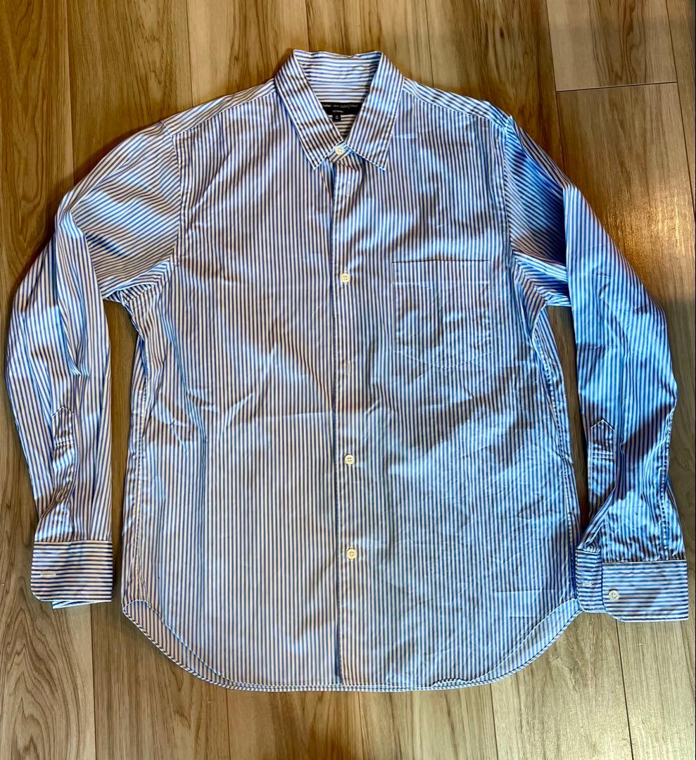 COMME des GARCONS ストライプシャツ S PLAY COMME des GARCONS プレイ コムデギャルソン シャツ 長袖 メンズ