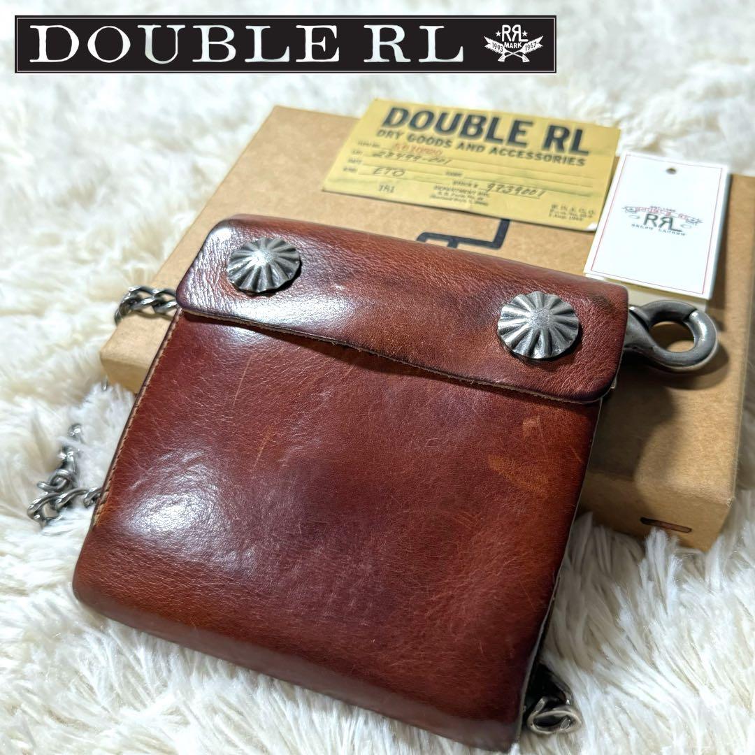 RRL チェーン レザー コンチョウォレット 財布 ラルフローレン - メルカリ