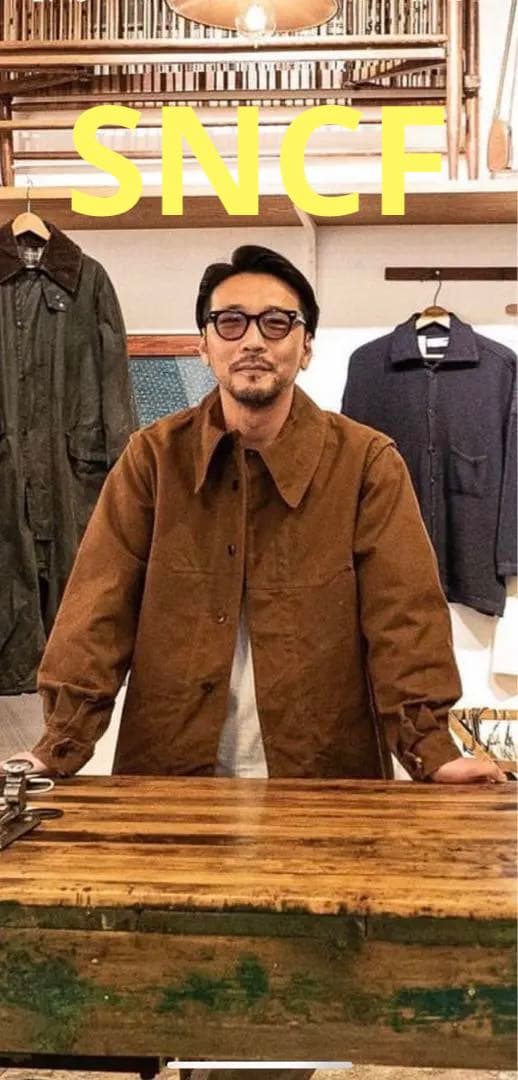 フランス国鉄 sncf ビンテージ 50s レイルロードジャケット コート