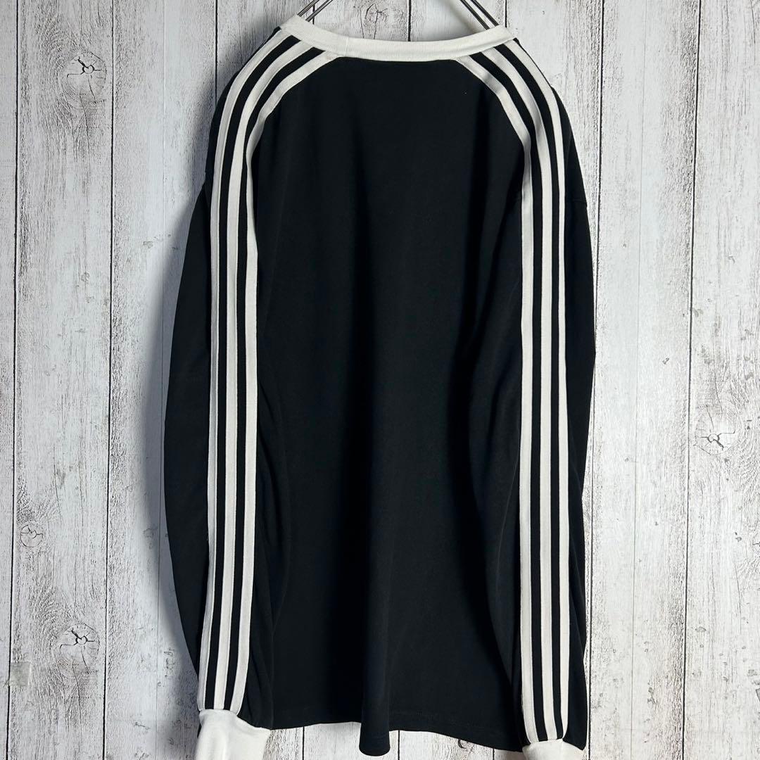 6088【人気コラボ】グッチ×アディダス‪☆袖ライン入りロンT 長袖‬