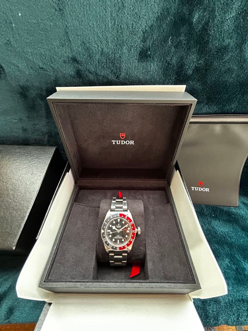 TUDOR GMT チューダー　ブラックベイ　自動巻き腕時計　USED中古品 中古品AA【TUDOR】チューダー ブラックベイ58 GMT Ref.7939G1A0NRU