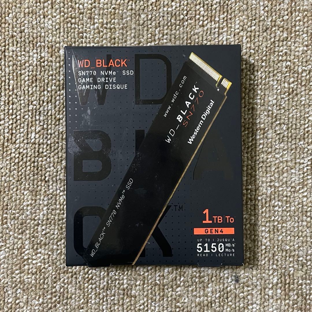 内蔵型SSD WD_BLACK SN770 1TB NVMe SSD WD_BLACK SN770 NVMe™ SSD | Sandisk