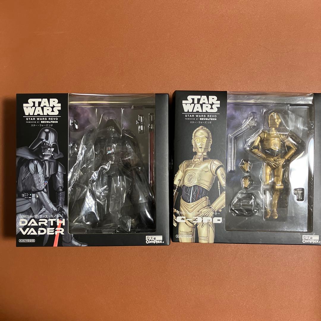 スターウォーズ リボ No1 ダースベイダー No3 C-3PO 2台セット - メルカリ