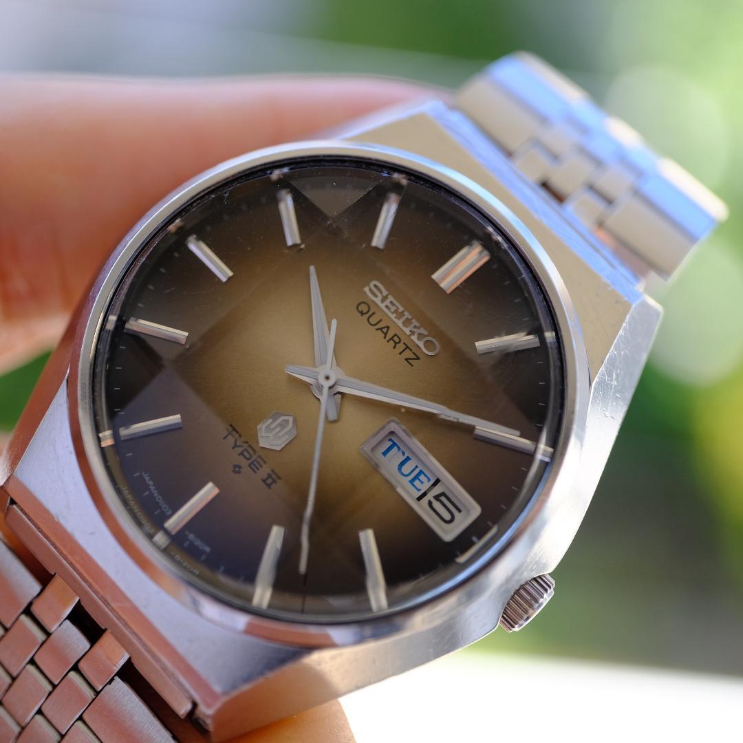 稼働] SEIKO TYPE II 1976 ケース37mm 新規電池 - メルカリ