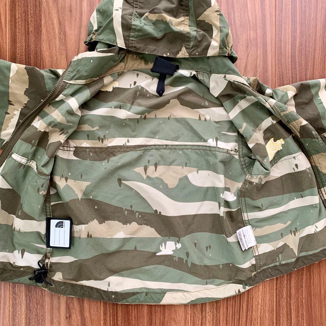 ノースフェイス】100cm キッズ 迷彩 ジャンパー ジャケット カモ 子供