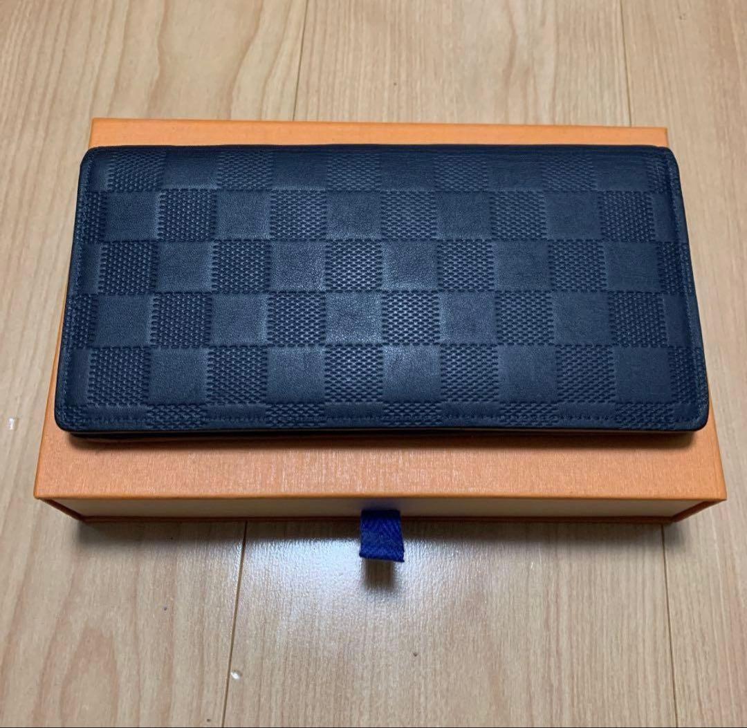 良品】ルイヴィトン 長財布 ポルトフォイユ ブラザ ダミエ アンフィニ