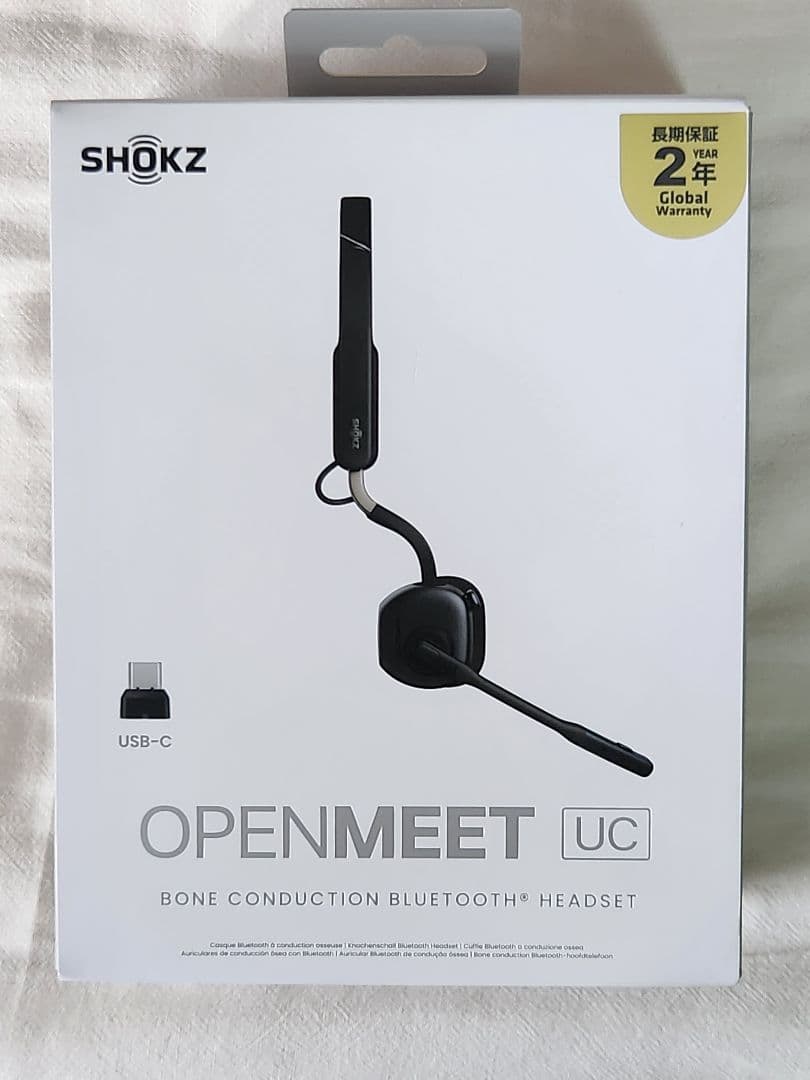 Shokz OpenMeet UC ワイヤレスヘッドセットUSB-Cアダプタ付き OPENMEET ワイヤレス骨伝導ヘッドセット– Shokz(ショックス) 日本