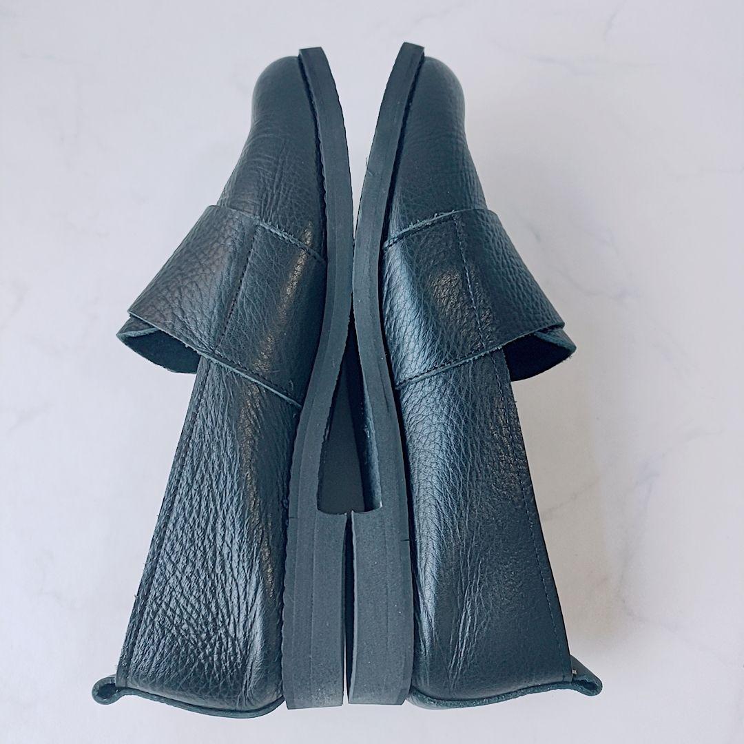 美品✨OURHOME Emiさん×ランブルダンス イタリア製レザーシューズ 23