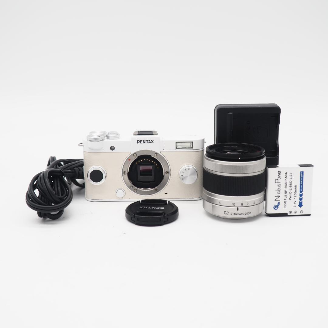 PENTAX Q-S1 ミラーレス一眼カメラ レンズキット ホワイト Qシリーズ ペンタックス PENTAX ミラーレス一眼 Q-S1 レンズキット