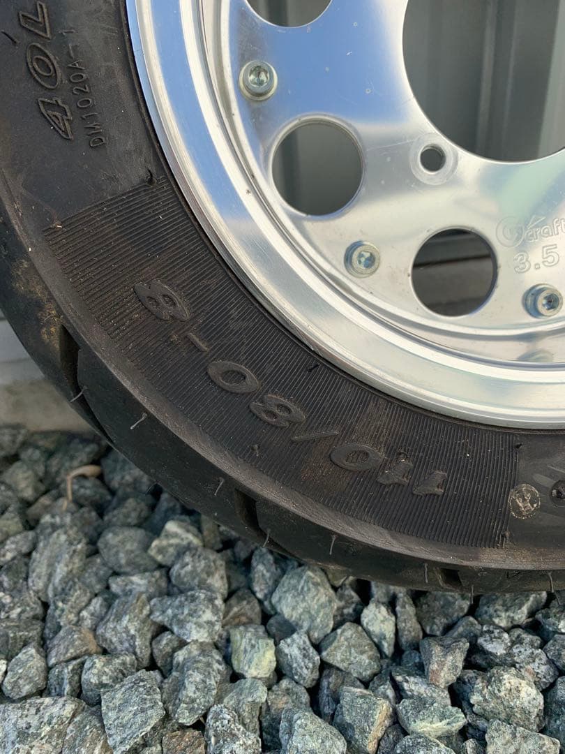 Gクラフト　8インチ　4.0J 3.5J ホイール　タイヤ　セット　モンキー