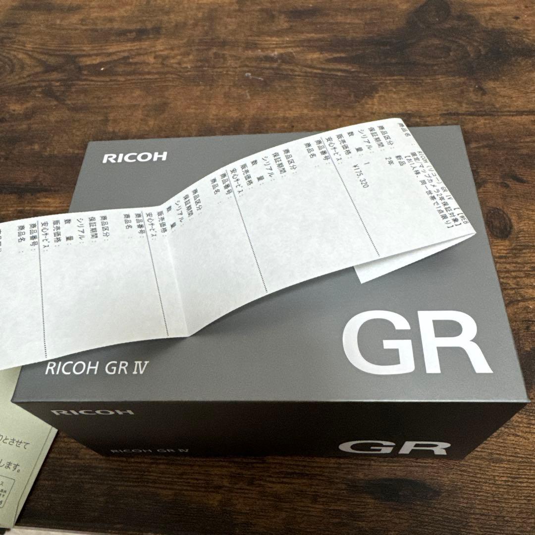 新品 RICOH GR IV コンパクトデジタルカメラ 2年保証 - メルカリ