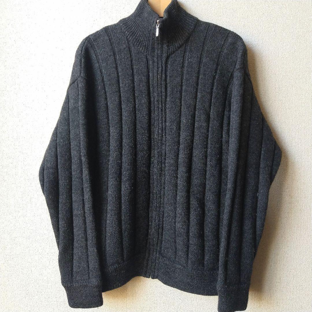 90s J.CREW 巨人タグ ドライバーズニット グレー S オールド - メルカリ