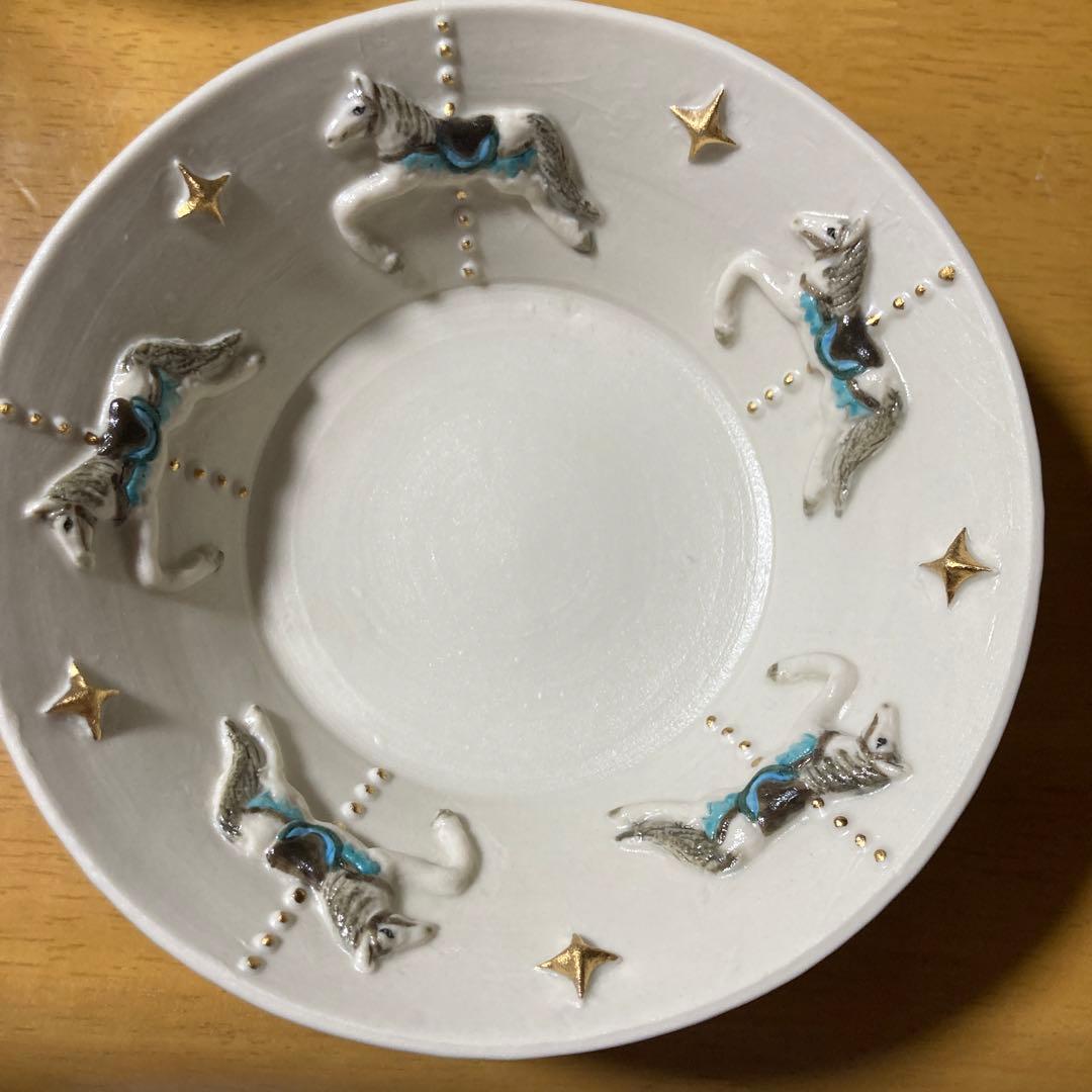 佐々木忍　メリーゴランド　ドラ鉢 佐々木忍｜猫壺・うつわ入荷》 | Eckepunkt | エッケプンクト